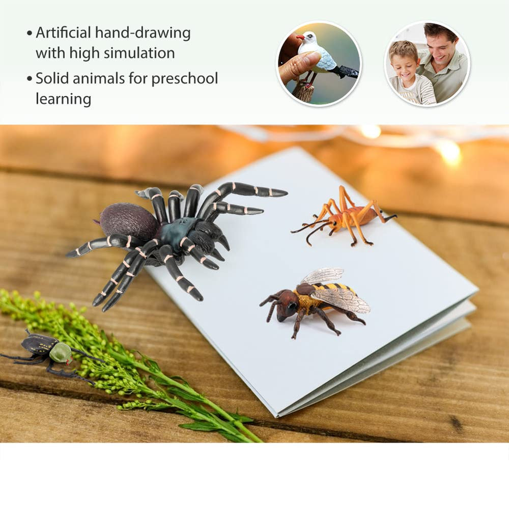 Volnau funnel-web spider figurine with lifelike detail for learning
