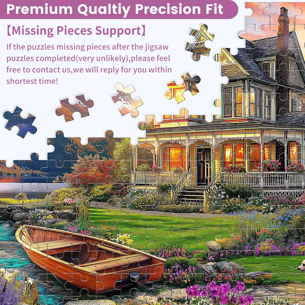 VOLUVOLU 1000-piece puzzle makes a thoughtful gift for puzzle lovers