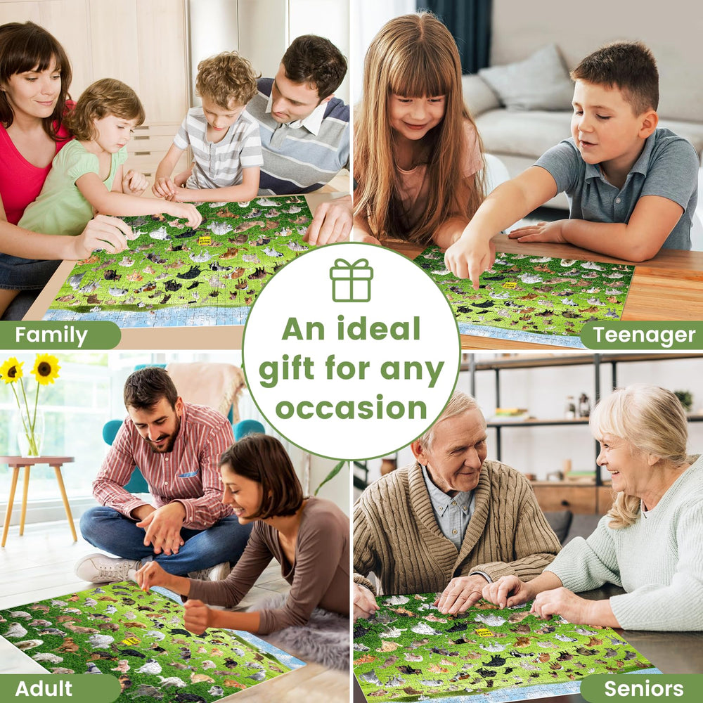 VOLUVOLU Puzzle with Colorful Lamination delivers vivid colors and durability.