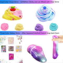Vomkela brushed slime with glow powder glows at night for magical visuals.