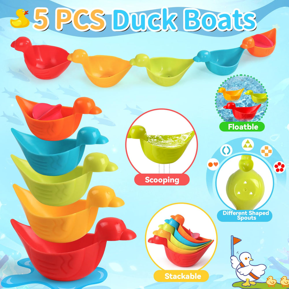 Voohek mold-free bath toys made from BPA-free materials for safe toddler play.