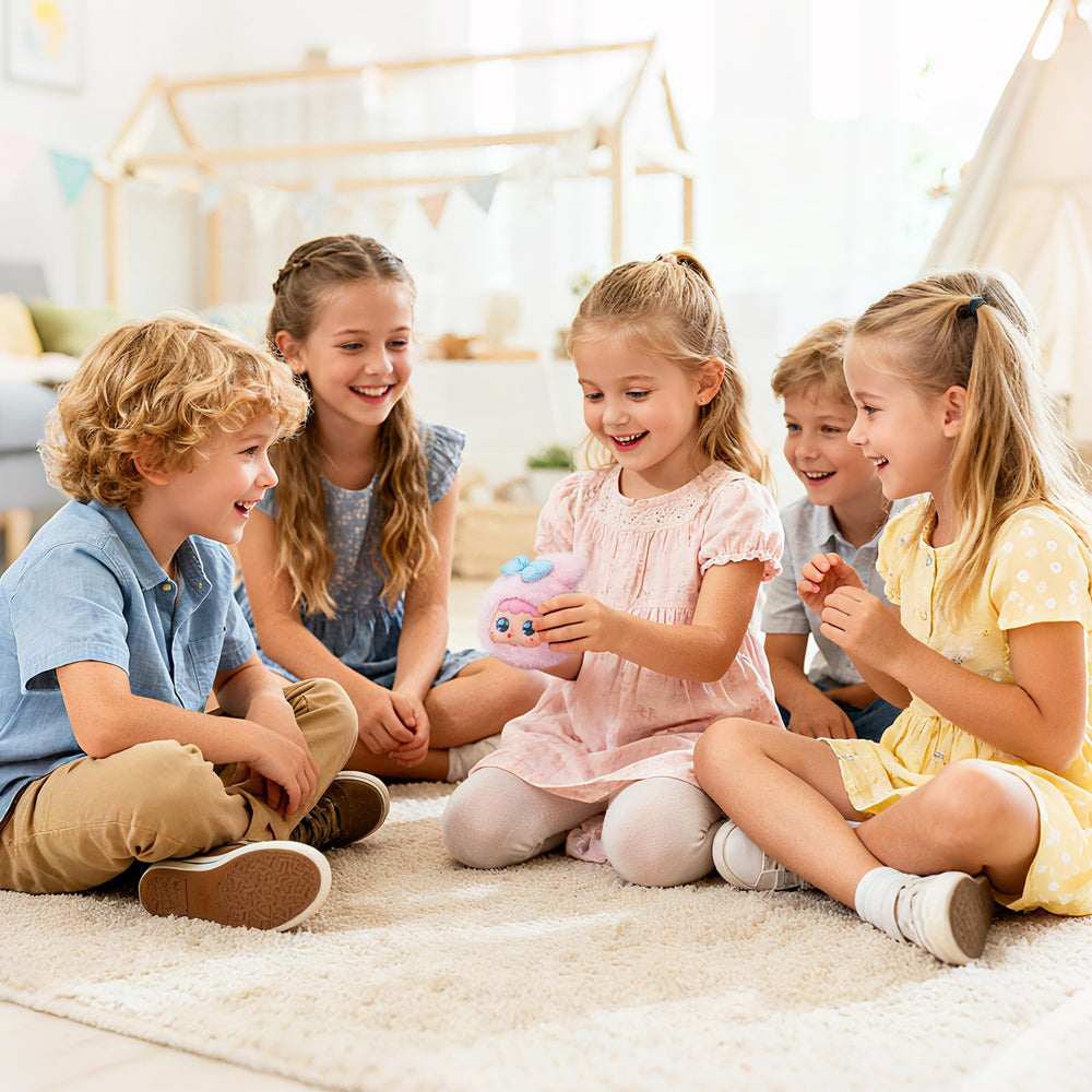 voopark AI stuffed animal safety certification icons indicate compliance