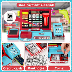 VOPOGLNE multifunctional calculator play set for arithmetic and role-play.