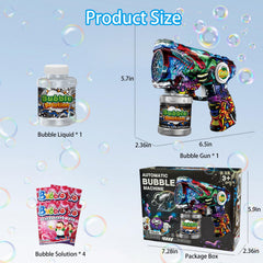Leak-proof battery compartment on VORBLIX bubble gun