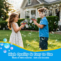 VORBLIX bubble gun used in outdoor play to boost active fun.