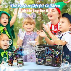 VORBLIX bubble gun packaging ready for gifting or party favors