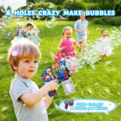 VORBLIX bubble solution bottle ready for bubble fun with the gun