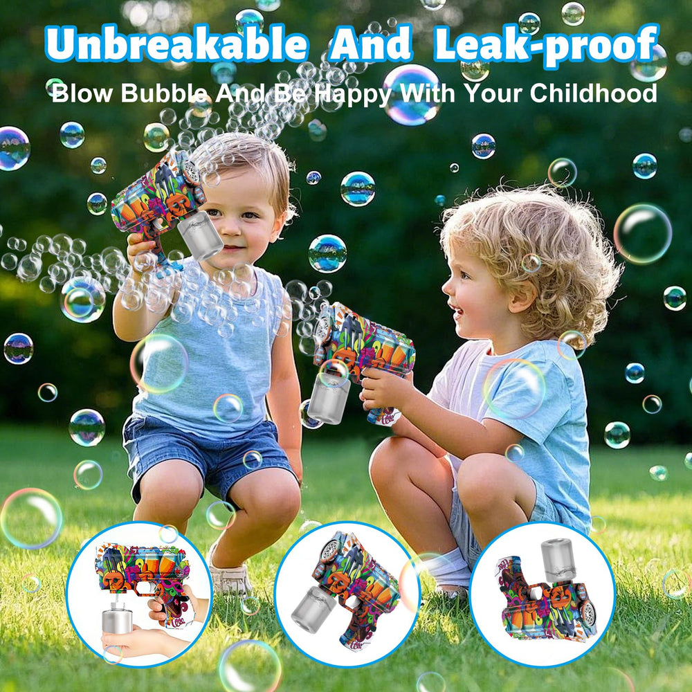 VORBLIX includes bubble solution bottle for quick start.
