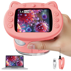 Vorth Kids Microscope with compact housing for safe, easy handling.