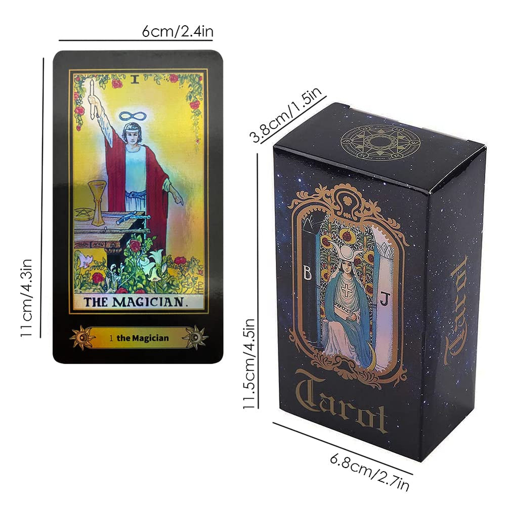 VOVOH tarot cards surface-laser detail enhances crisp imagery for interpretation.