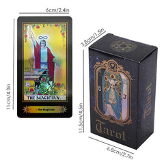 VOVOH tarot cards surface-laser detail enhances crisp imagery for interpretation.