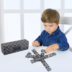 Family night fun with Vovotuzzi dominoes and friends.