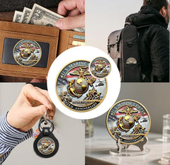 Vozekrod USMC coin durable metal build for long-lasting keepsakes