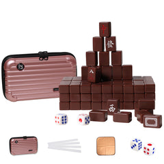 VPH Mini Chinese Mahjong tiles front view for authentic play on the go.