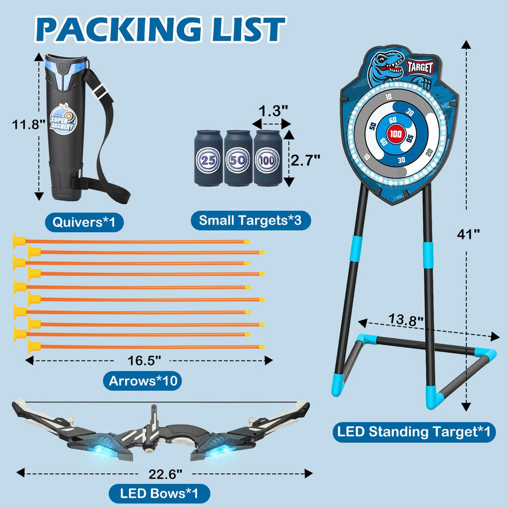VROGTIK archery quiver keeps arrows organized during play