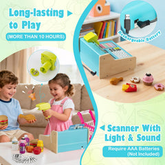 VROGTIK child enjoys a joyful store-play scene with this set.