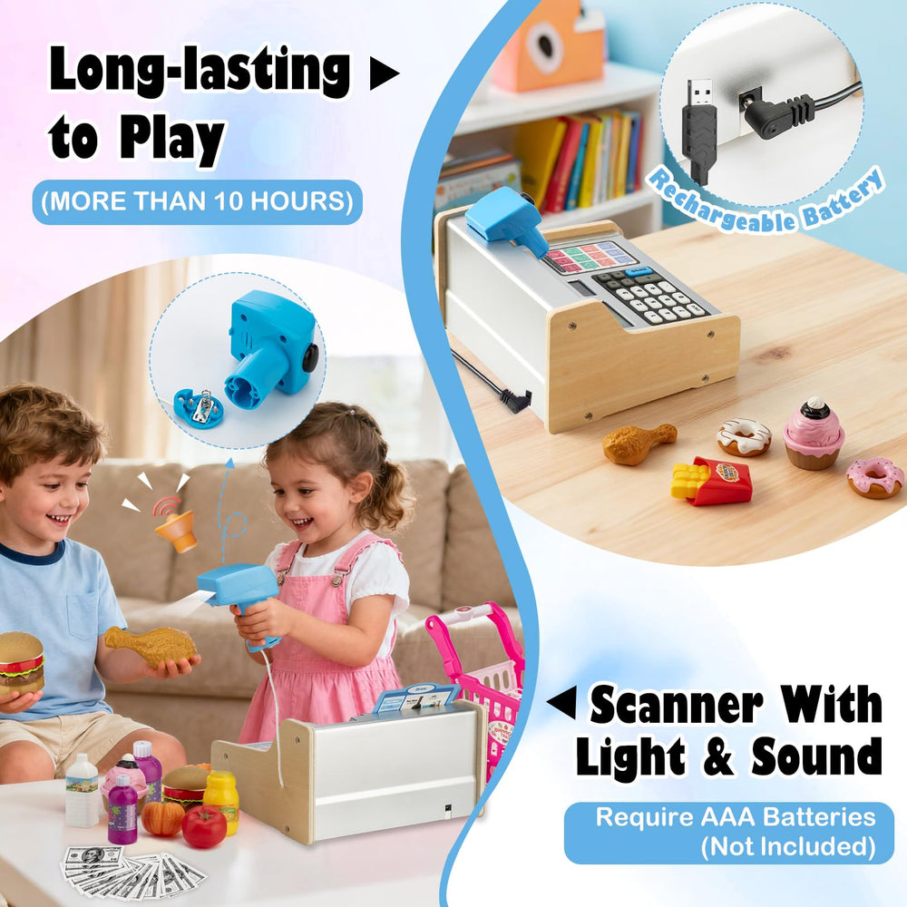 VROGTIK durable wooden toddler toy with smooth edges for safe play