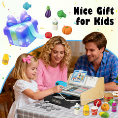 VROGTIK shopping cart and grocery playset for collaborative pretend shopping
