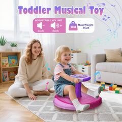 VROGTIK Sit and Spin with piano keys highlights music modes for rhythm practice.