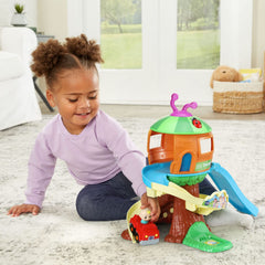 VTech CoComelon movable ramp connects to JJ’s House Track Set for expanded play