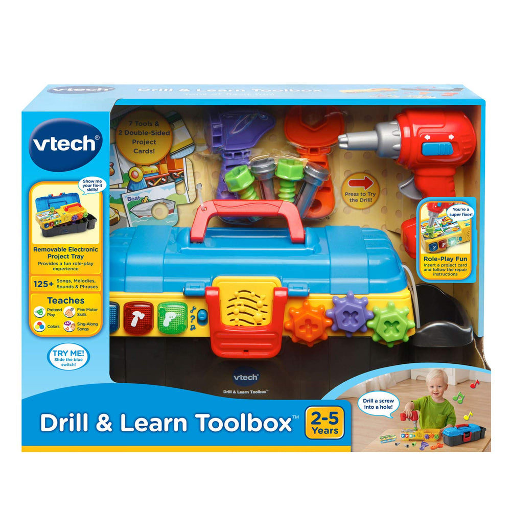 VTech Drill and Learn Toolbox nails for crafting pretend projects