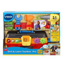VTech Drill and Learn Toolbox Pro project cards teach colors and numbers