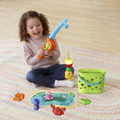 VTech Jiggle and Giggle Fishing Set provides engaging songs and phrases for interactive play.