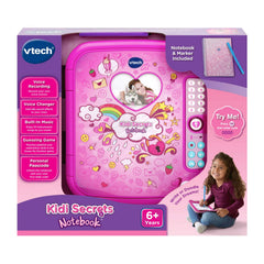 VTech Kidi Secrets Notebook music and game mode sparks imagination.