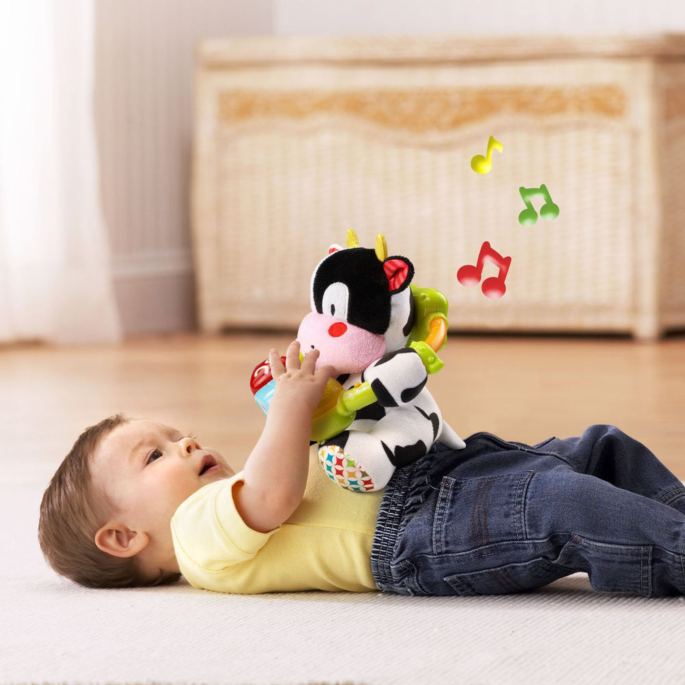Easy-to-grasp bead ring on VTech Lil' Critters Moosical Beads