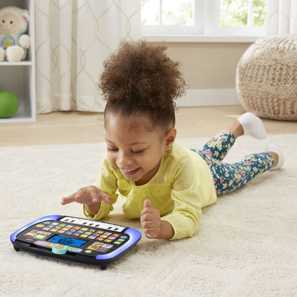 VTech Little Apps Tablet Talking Pal app asks about animal sounds.