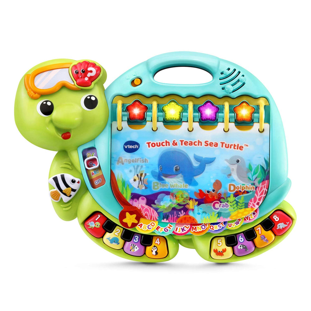 VTech Sea Turtle interactive book with holographic cover for engaging exploration
