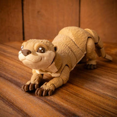 VUNDO Ollie Otter 6-inch posable tail allows dynamic poses and calm desk play