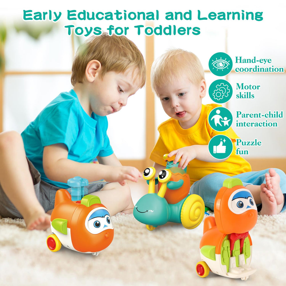 The vusum pop-up head action highlights interactive play without batteries for little hands.