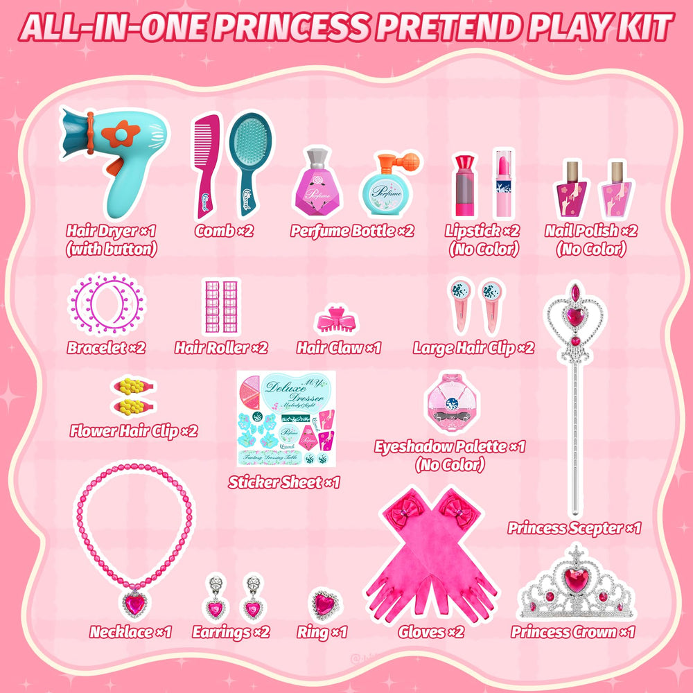 VViN necklace enhances jewelry pretend play and fine motor skills.
