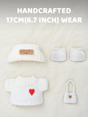 VVQUI 17cm doll clothes set complete the wardrobe for versatile styling