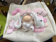 VVQUI 17cm doll clothing set with stretchable design for easy dressing.