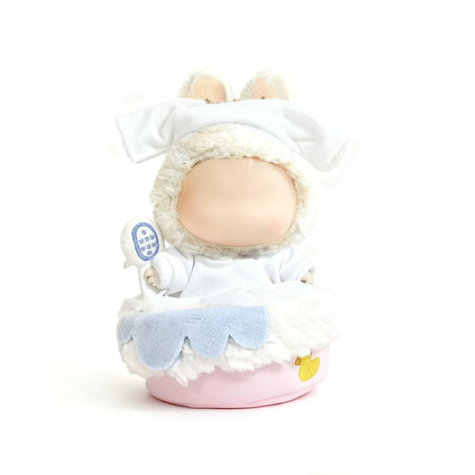 VVQUI 17cm doll tub clothes set for quick dressing and secure fit