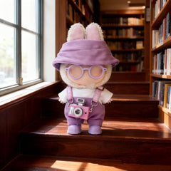 VVQUI Labubu 17cm doll glasses and shoes complete a coordinated look