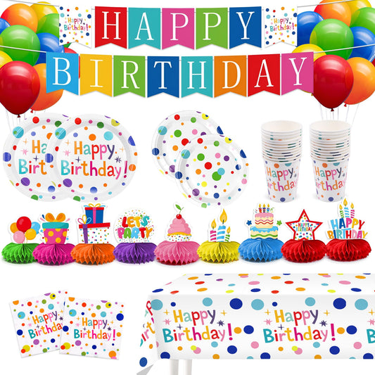 VVSBPL 7-inch plates for kids' celebrations, sturdy and easy cleanup.