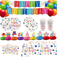 VVSBPL 7-inch plates for kids' celebrations, sturdy and easy cleanup.