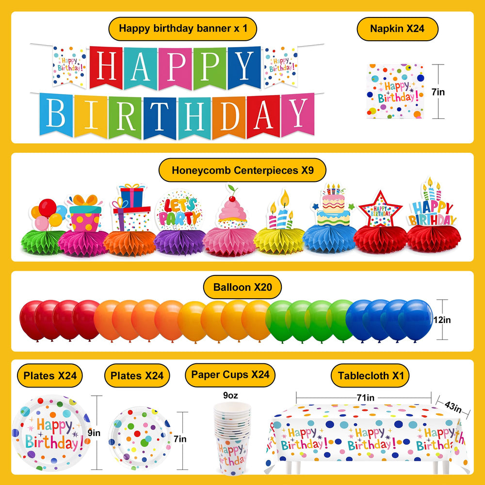 VVSBPL 9-inch plates for larger servings at birthday parties.
