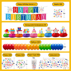 VVSBPL 9-inch plates for larger servings at birthday parties.