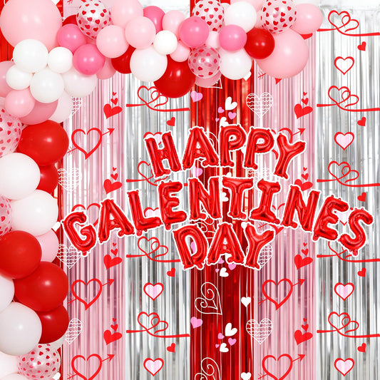Vynium balloons in assorted sizes create a vibrant photo backdrop