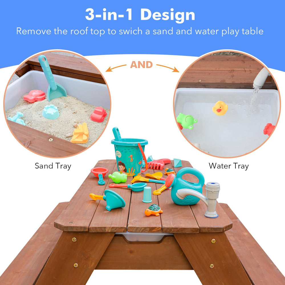 VYOMAMA sand tray bin for organized dry play.