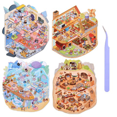 VYRANA girls 3D space stickers for imaginative play and decorative space scenes.
