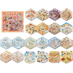 VYRANA World Travel Series 3D sticker for notebooks and phone cases, adds wanderlust flair