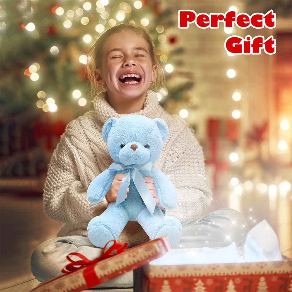 VYUSIT blue teddy bear at a wedding party setting