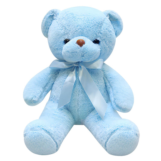 VYUSIT blue teddy bear face detail, showcasing soft plush for cuddling