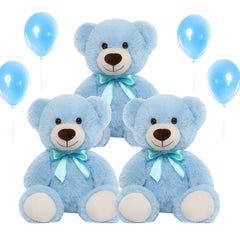 VYUSIT blue teddy bear 13.5-inch plush, ideal bedtime companion for kids