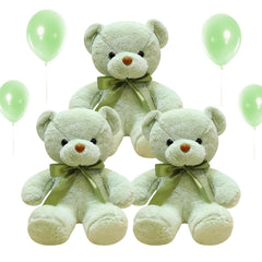 VYUSIT green teddy bear 13.5in bulk group for gifting and decor.